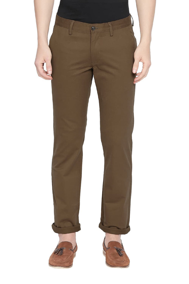 BASICS SLIM FIT STRETCH TROUSER