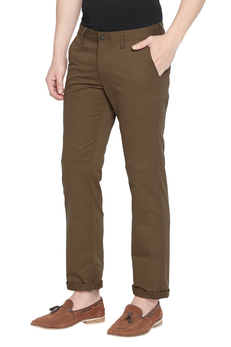 BASICS SLIM FIT STRETCH TROUSER