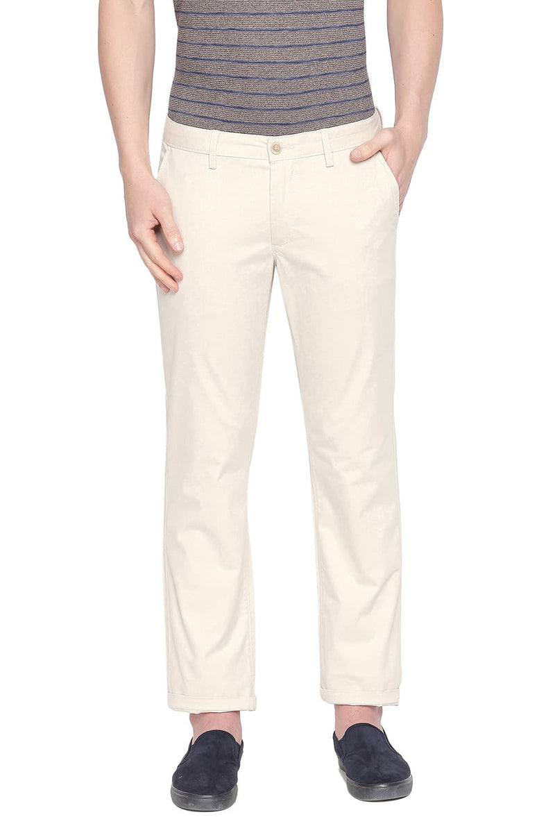 BASICS SLIM FIT STRETCH TROUSER