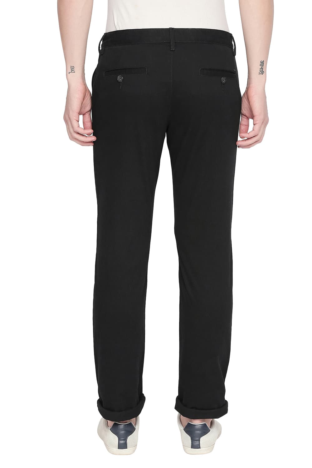 BASICS SLIM FIT STRETCH TROUSER