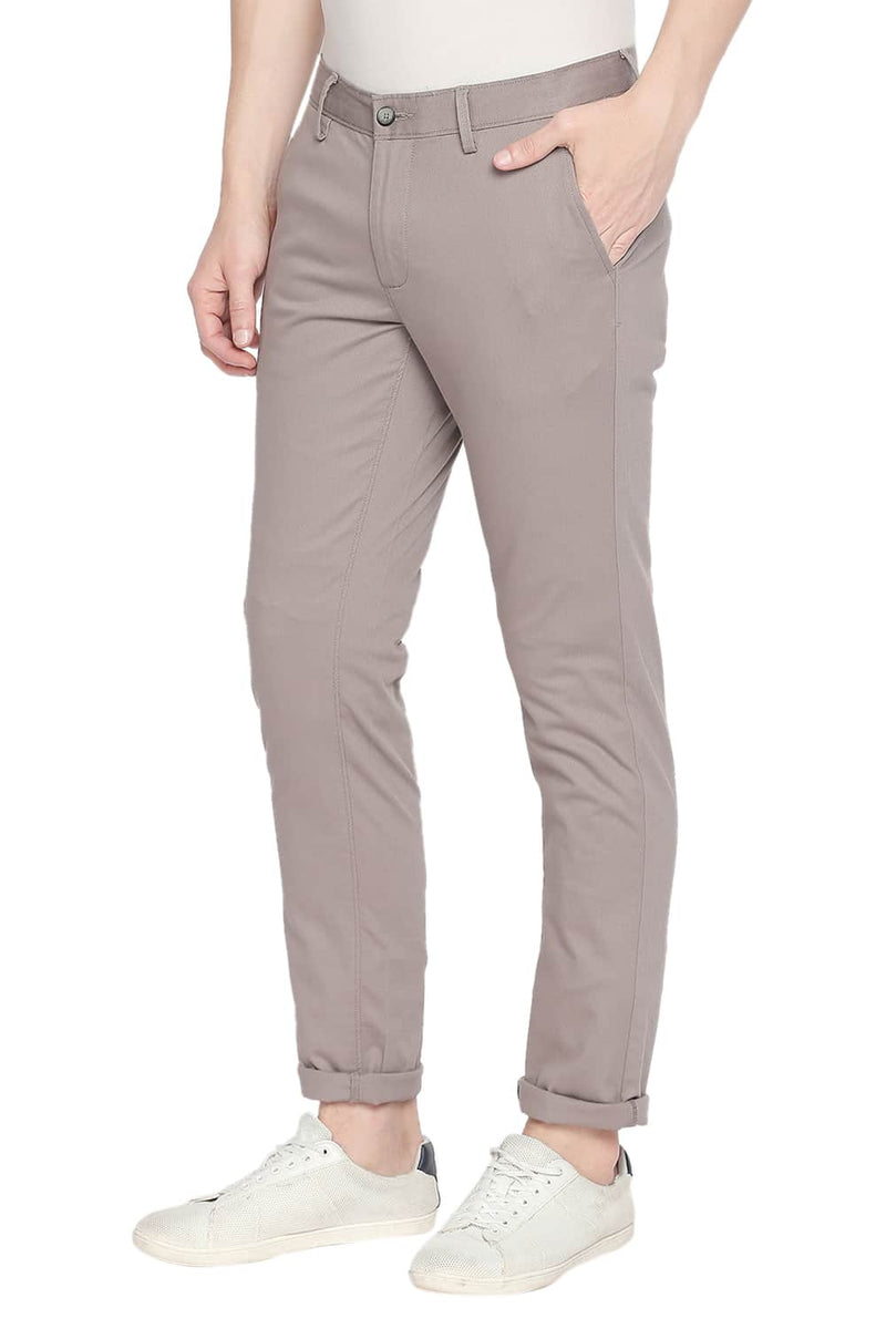 BASICS TAPERED FIT STRETCH TROUSER