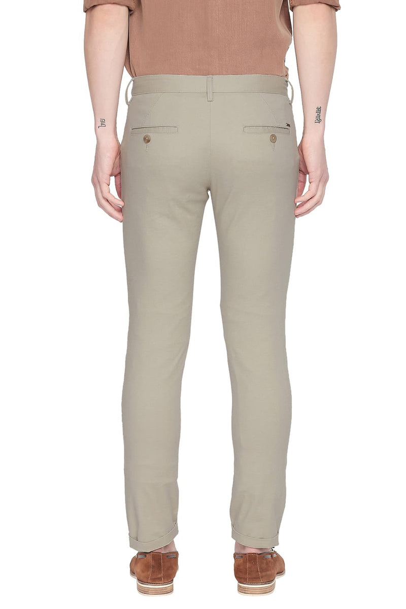 BASICS TAPERED FIT STRETCH TROUSER