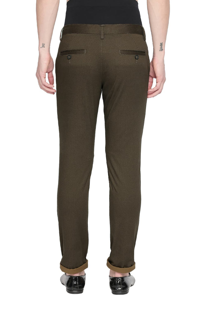 BASICS TAPERED FIT STRETCH TROUSER