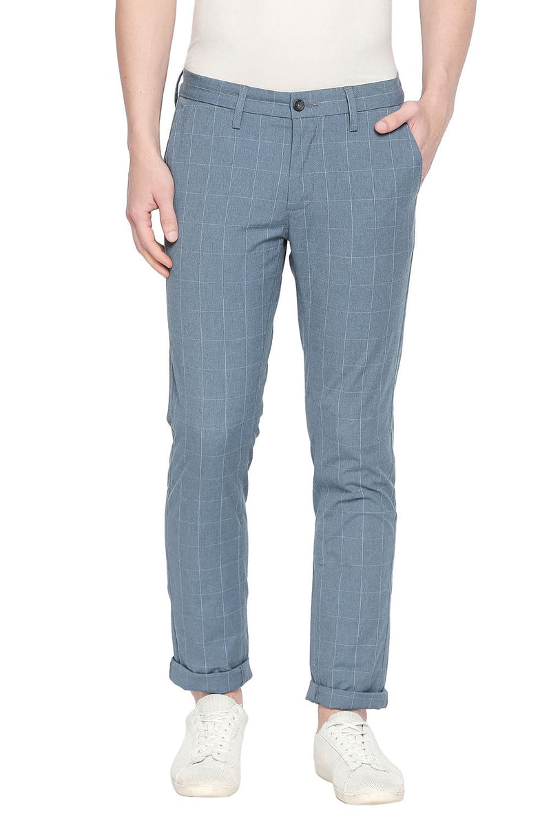 BASICS TAPERED FIT STRETCH TROUSER