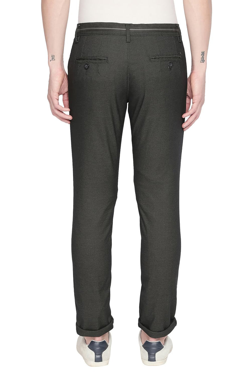 BASICS TAPERED FIT STRETCH TROUSER