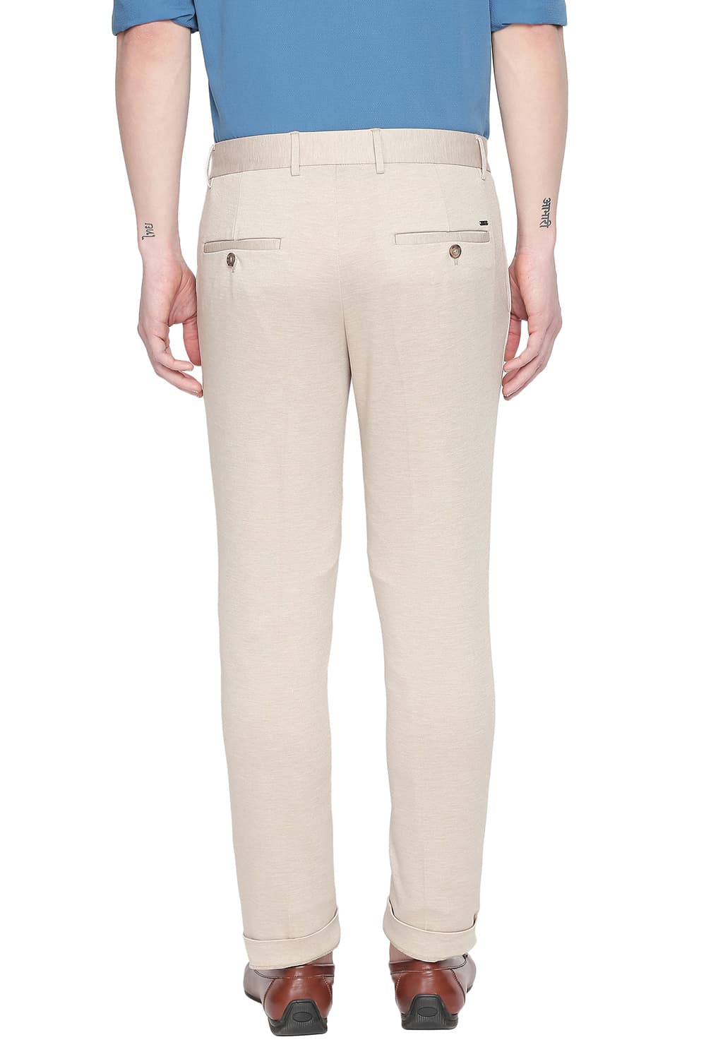 BASICS TAPERED FITD KNIT TROUSER