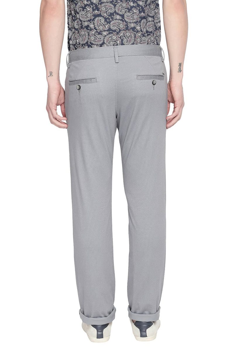 BASICS TAPERED FIT STRETCH TROUSER