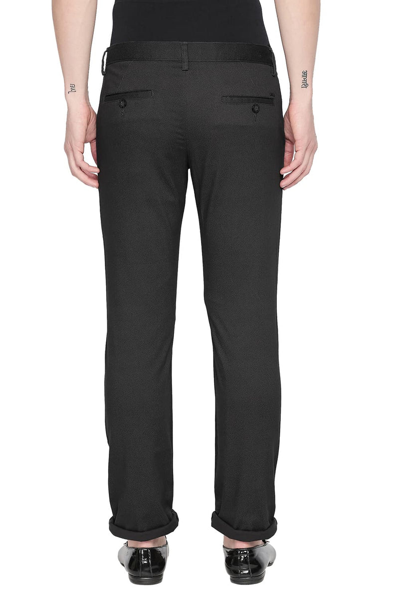 BASICS TAPERED FIT STRETCH TROUSER