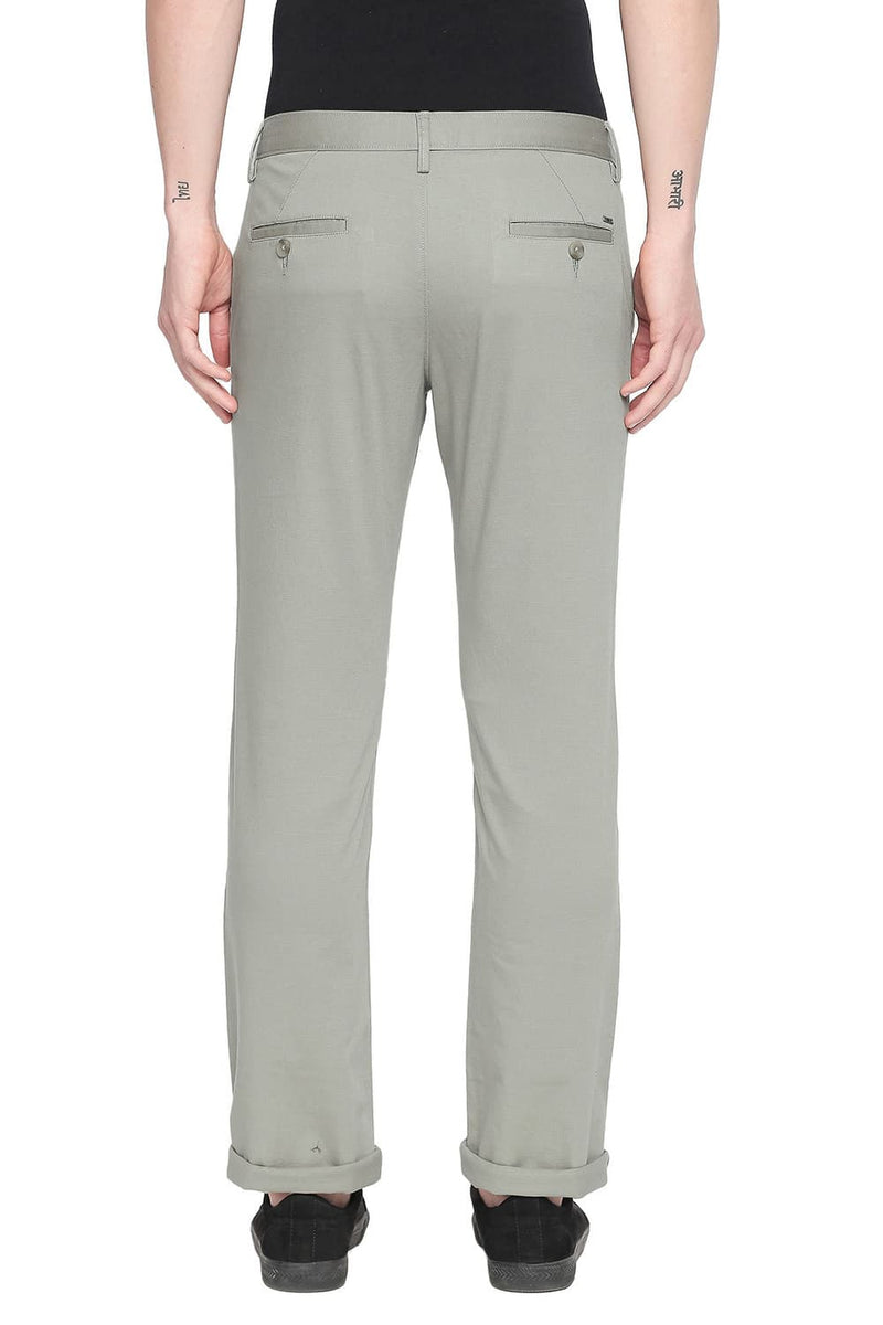 BASICS TAPERED FIT STRETCH TROUSER