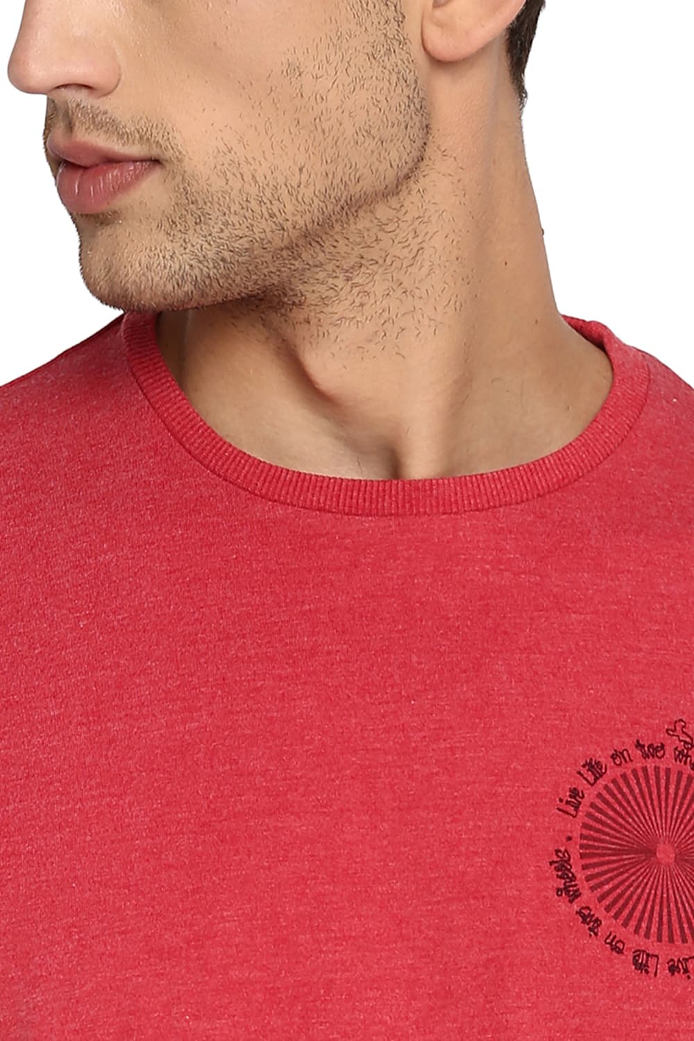 BASICS MUSCLE FIT CREW NECK T SHIRT