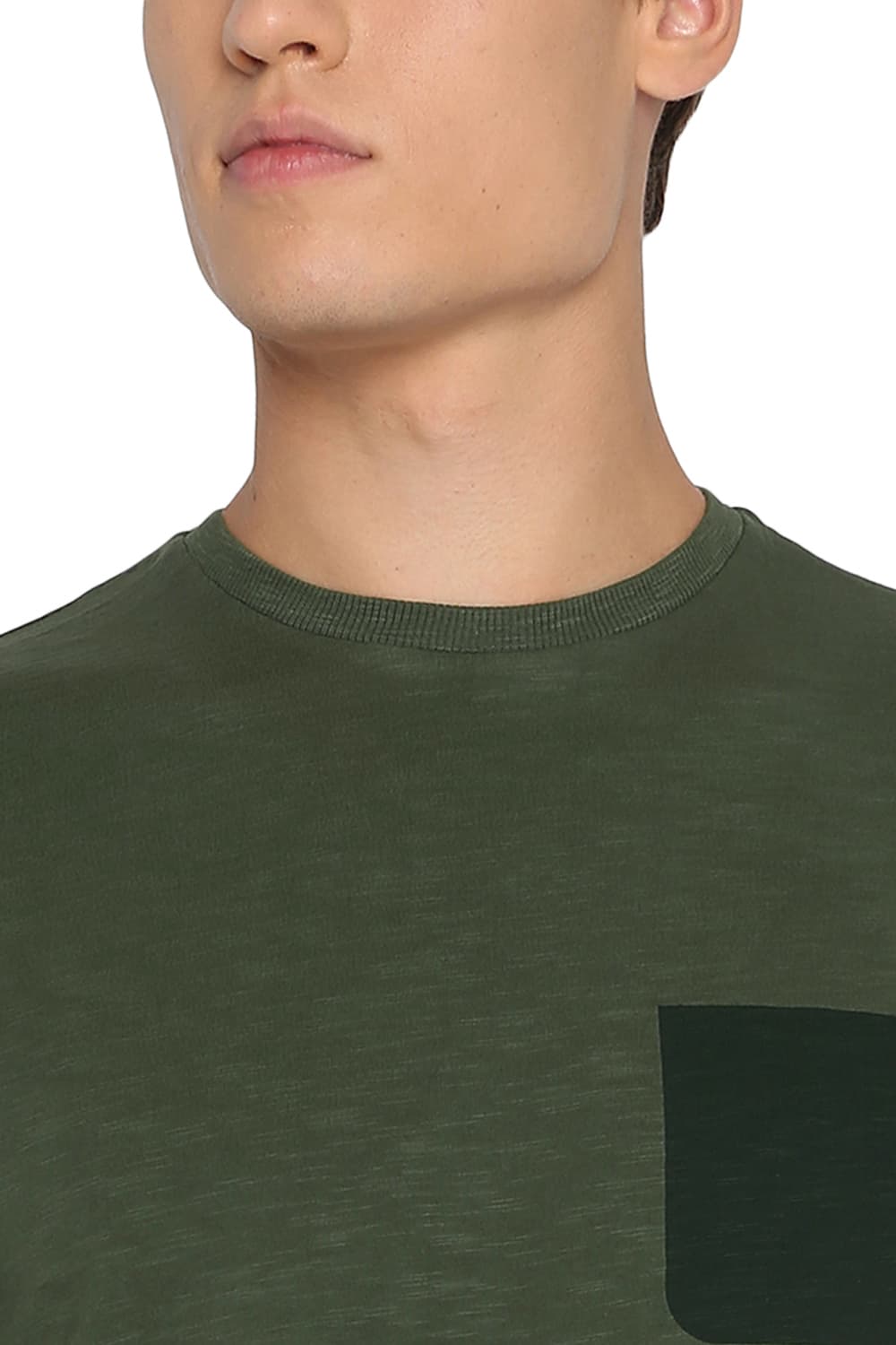 BASICS MUSCLE FIT CREW NECK T SHIRT