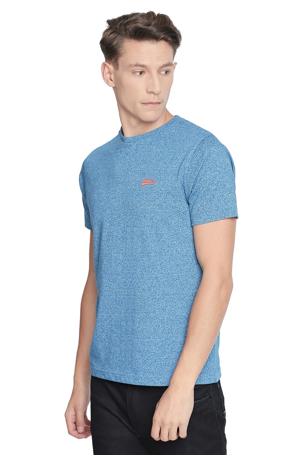 BASICS MUSCLE FIT CREW NECK T SHIRT