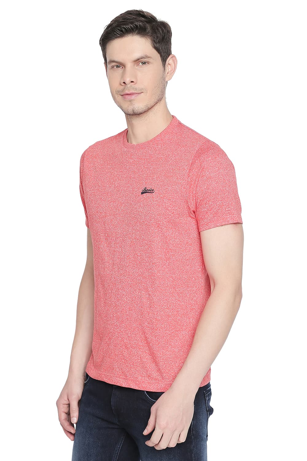 BASICS MUSCLE FIT CREW NECK T SHIRT