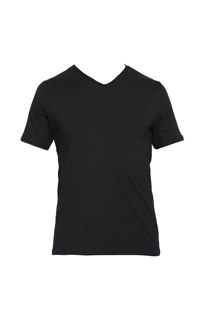 BASICS MUSCLE FIT V NECK T SHIRT