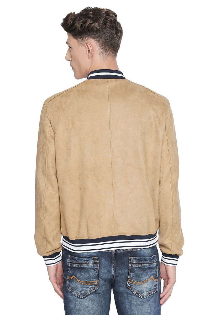 BASICS COMFORT FIT NO FILL SUEDE JACKET