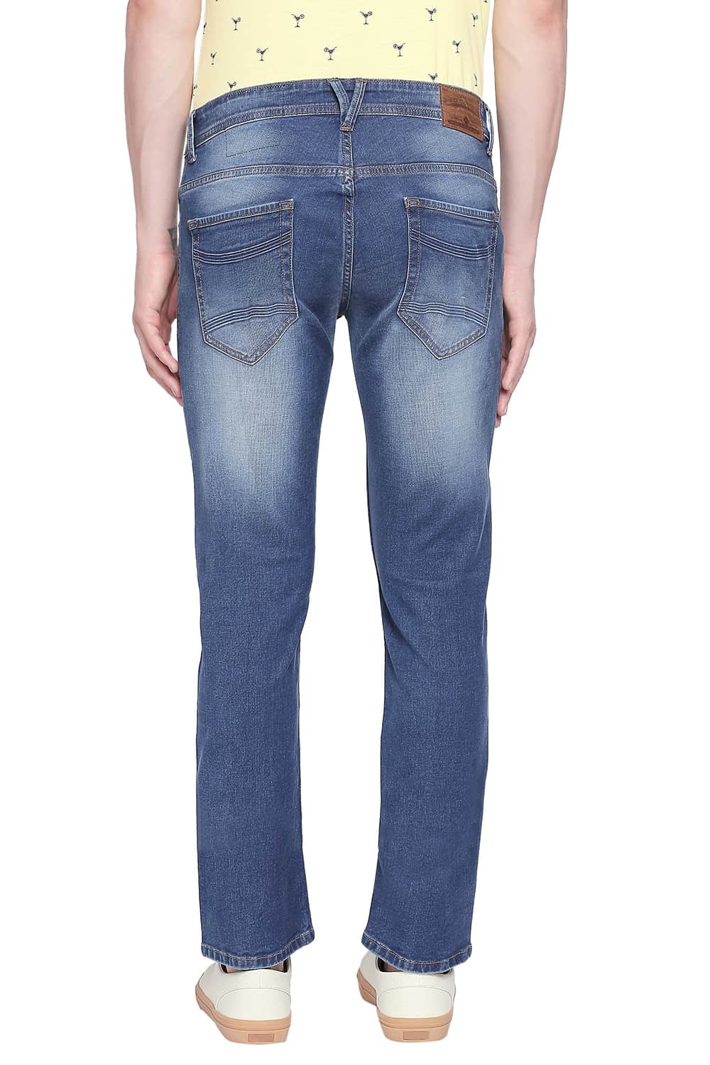 BASICS TORQUE FIT ENSIGN BLUE STRETCH JEANS