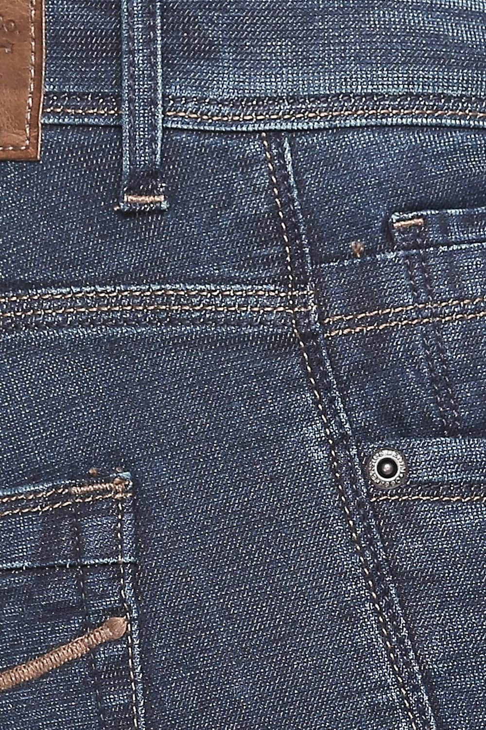 BASICS TORQUE FIT MAJOLICA BLUE STRETCH JEANS