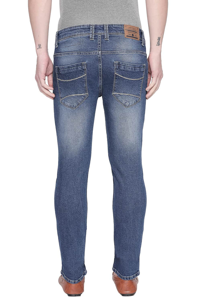 BASICS BLADE FIT POSEIDON STRETCH JEANS