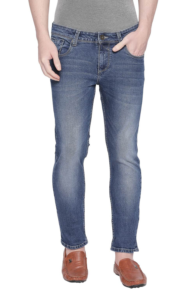 BASICS BLADE FIT POSEIDON STRETCH JEANS