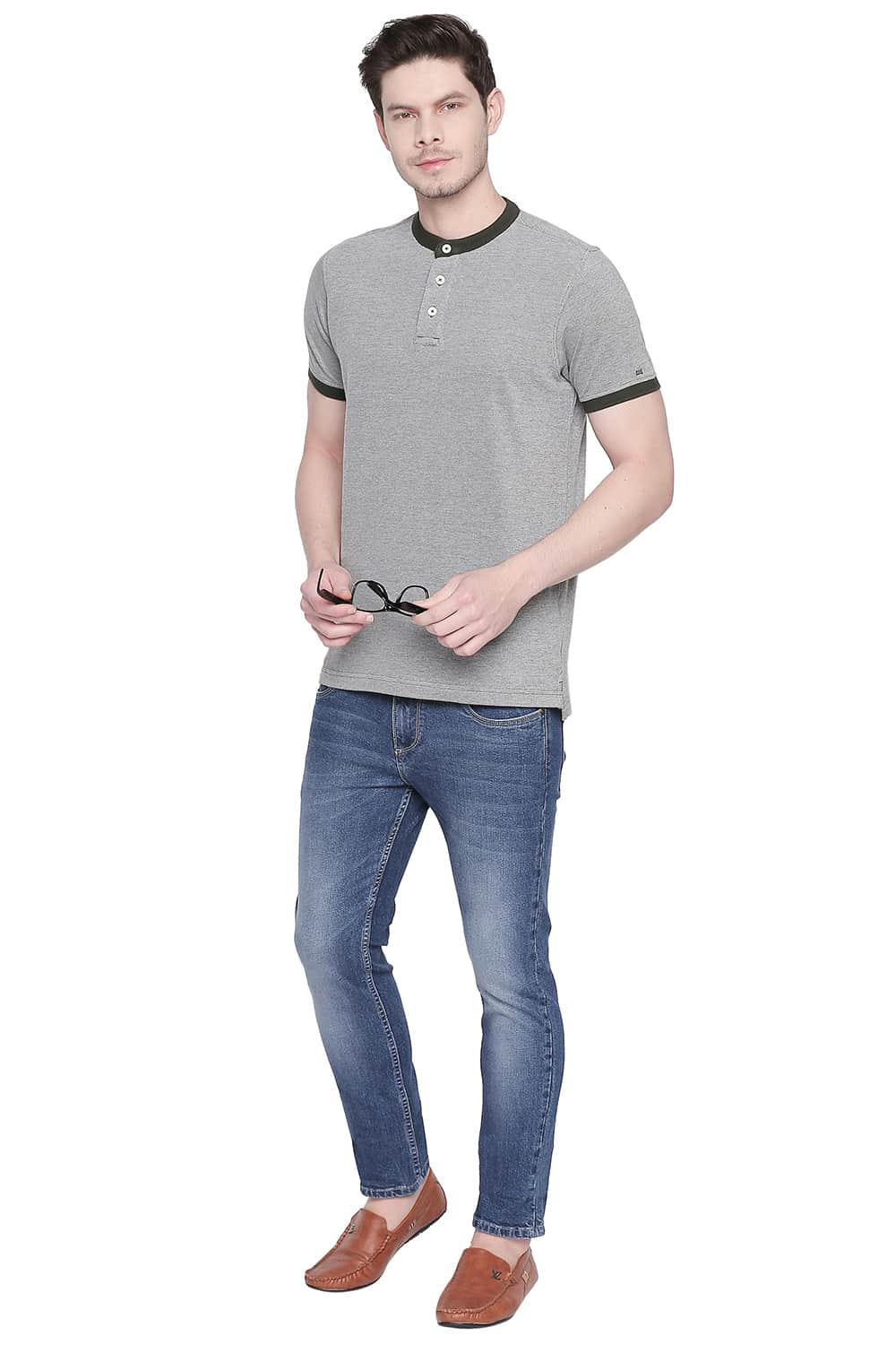 BASICS BLADE FIT POSEIDON STRETCH JEANS