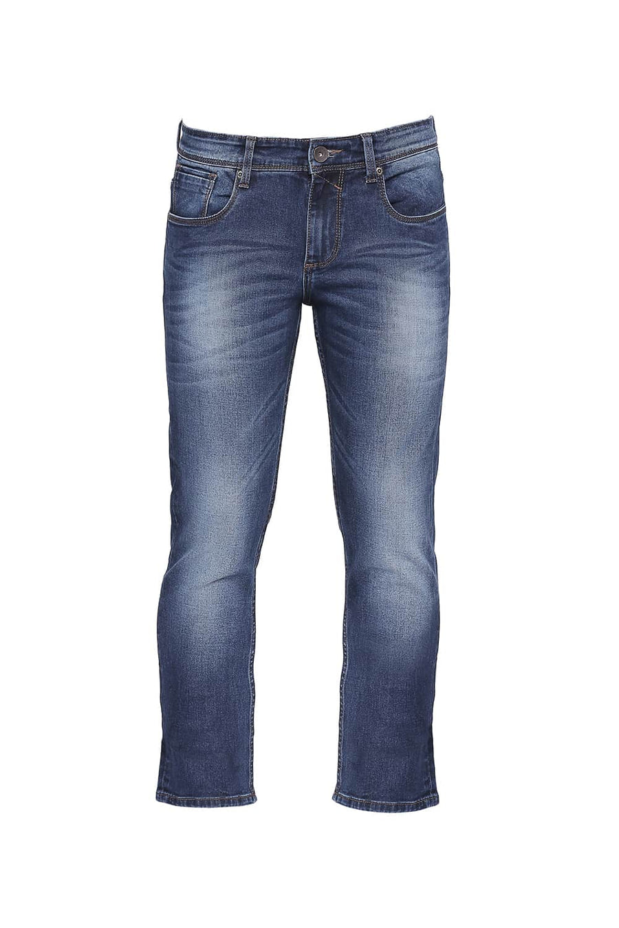 BASICS TORQUE FIT ENSIGN BLUE STRETCH JEANS