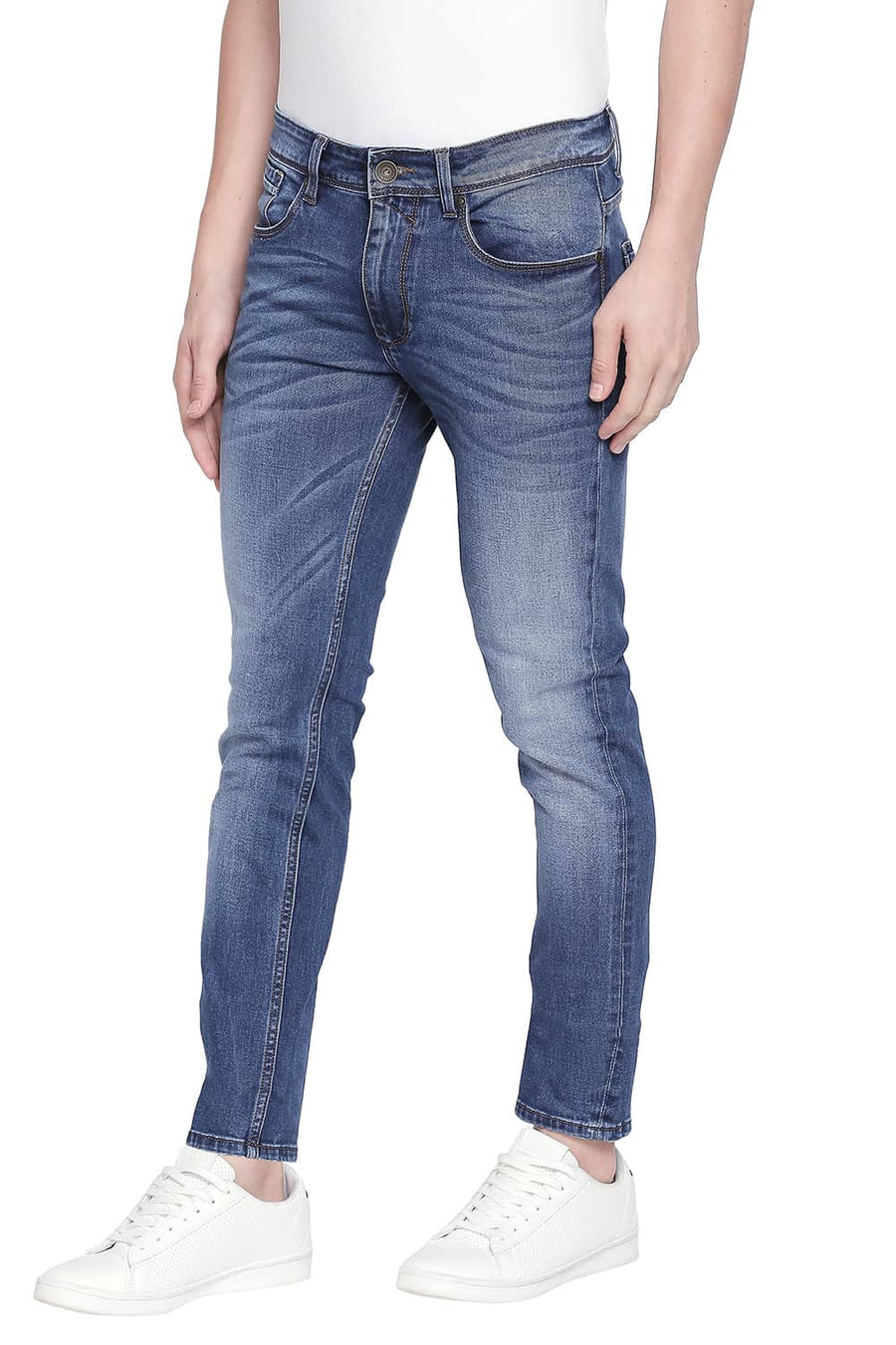 BASICS BLADE FIT INSIGNIA BLUE STRETCH JEANS