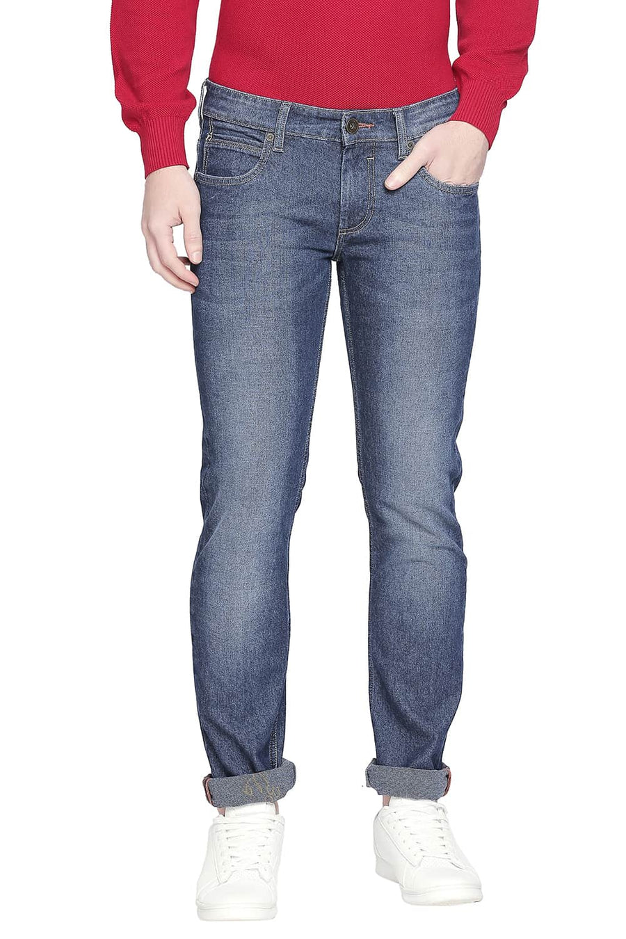 BASICS TORQUE FIT INSIGNIA BLUE STRETCH JEANS
