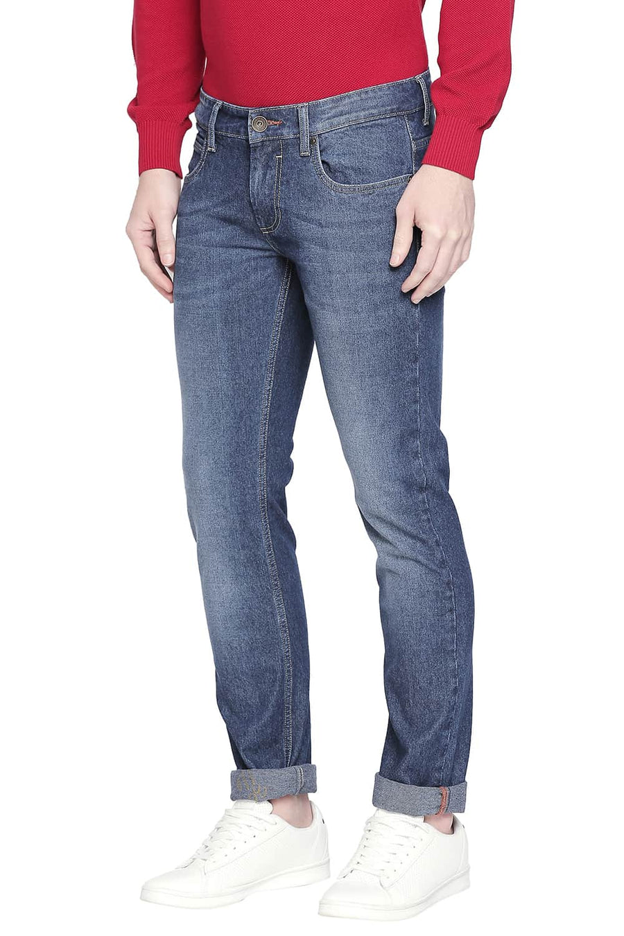 BASICS TORQUE FIT INSIGNIA BLUE STRETCH JEANS