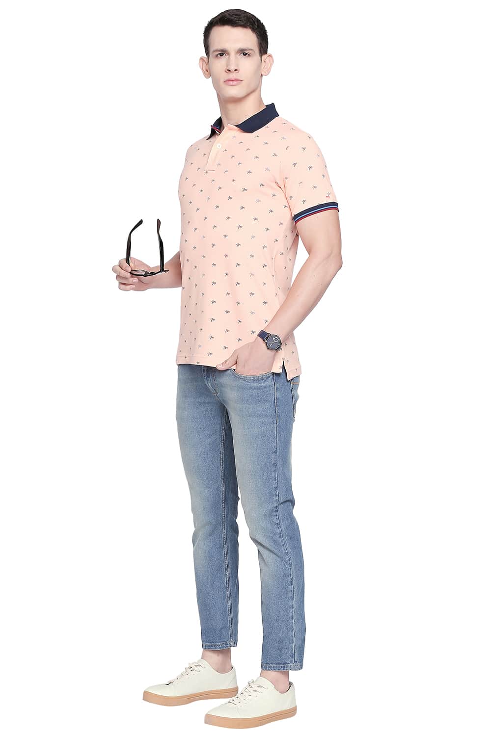 BASICS TORQUE FIT BLUE HEAVEN STRETCH JEANS