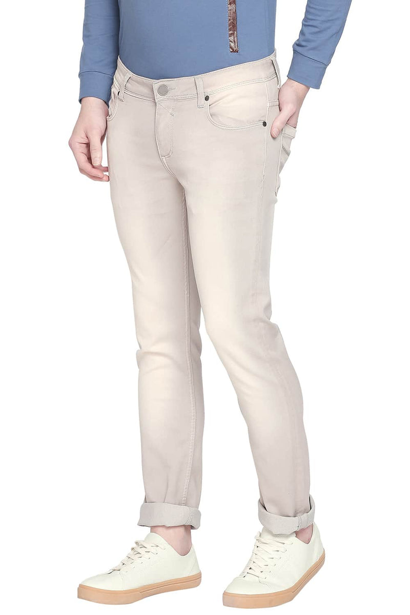 BASICS TORQUE FIT TURTLE DOVE STRETCH JEANS