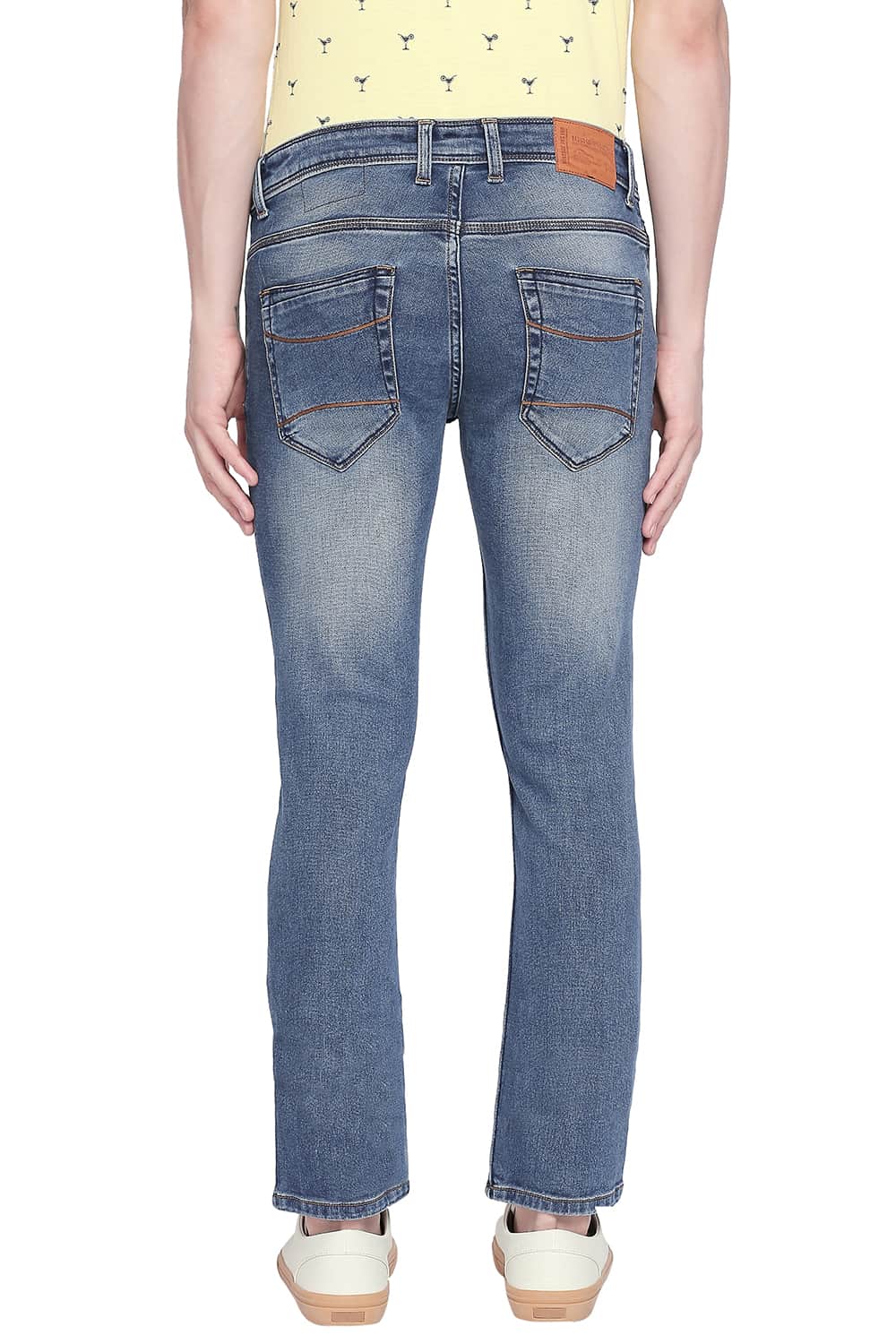 BASICS BLADE FIT COPEN BLUE STRETCH JEANS