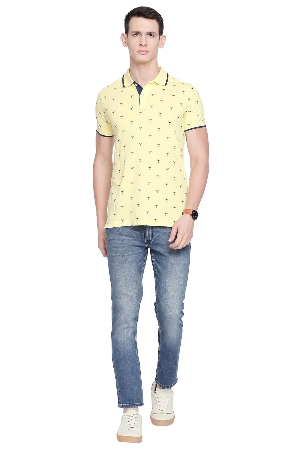 BASICS BLADE FIT COPEN BLUE STRETCH JEANS