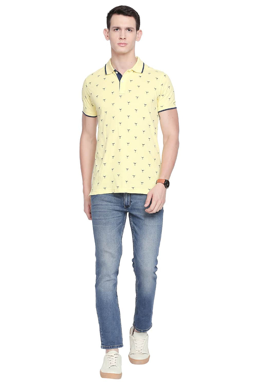 BASICS BLADE FIT COPEN BLUE STRETCH JEANS