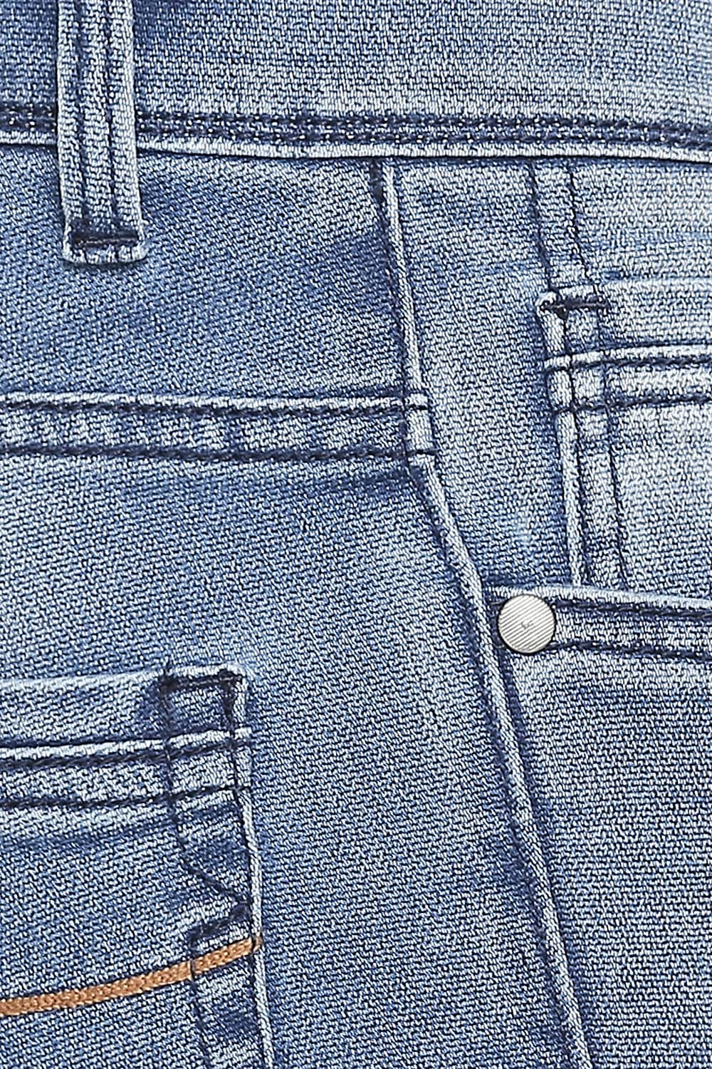 BASICS TORQUE FIT CAPTAIN BLUE STRETCH JEANS