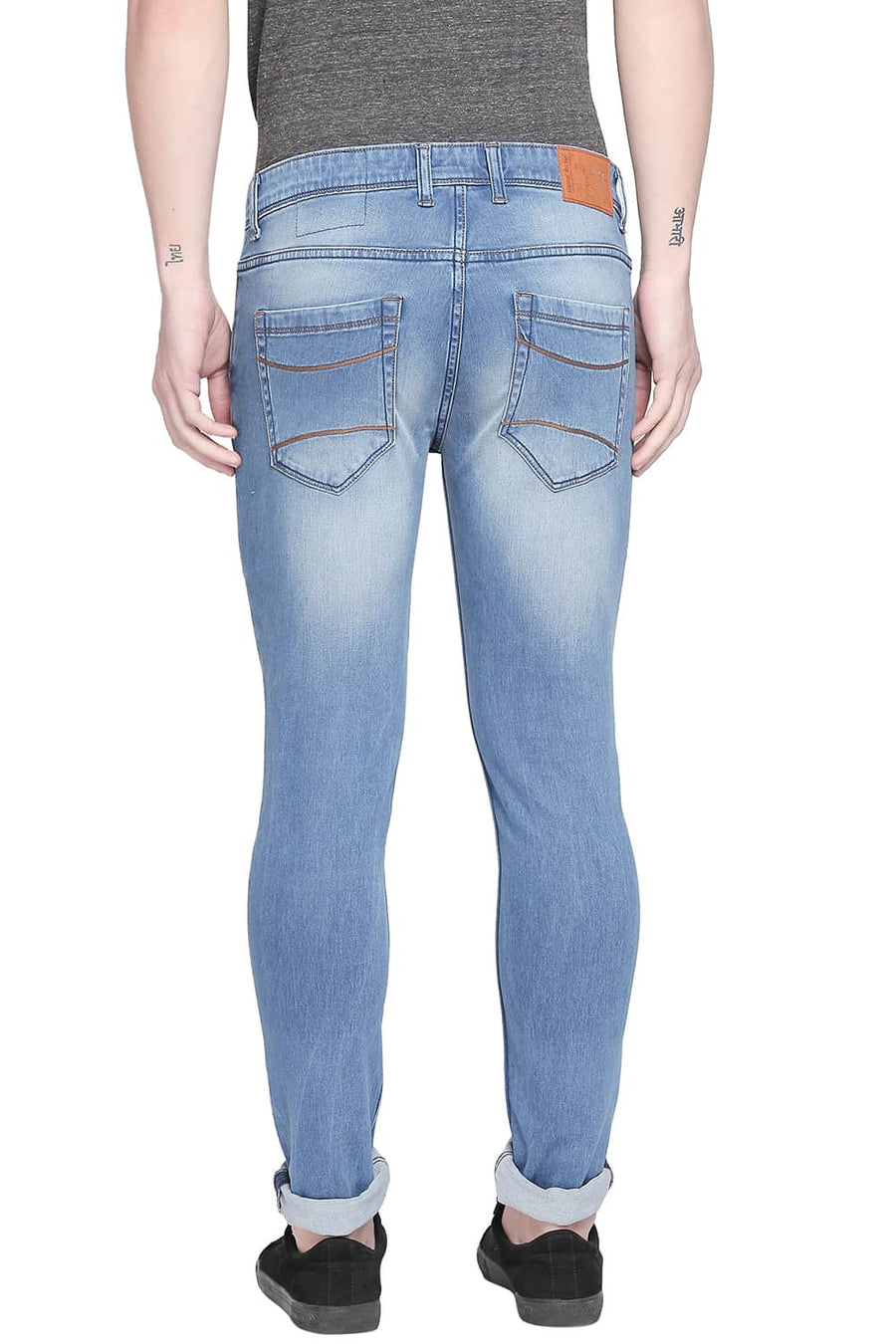 BASICS BLADE FIT CORONET BLUE STRETCH JEANS