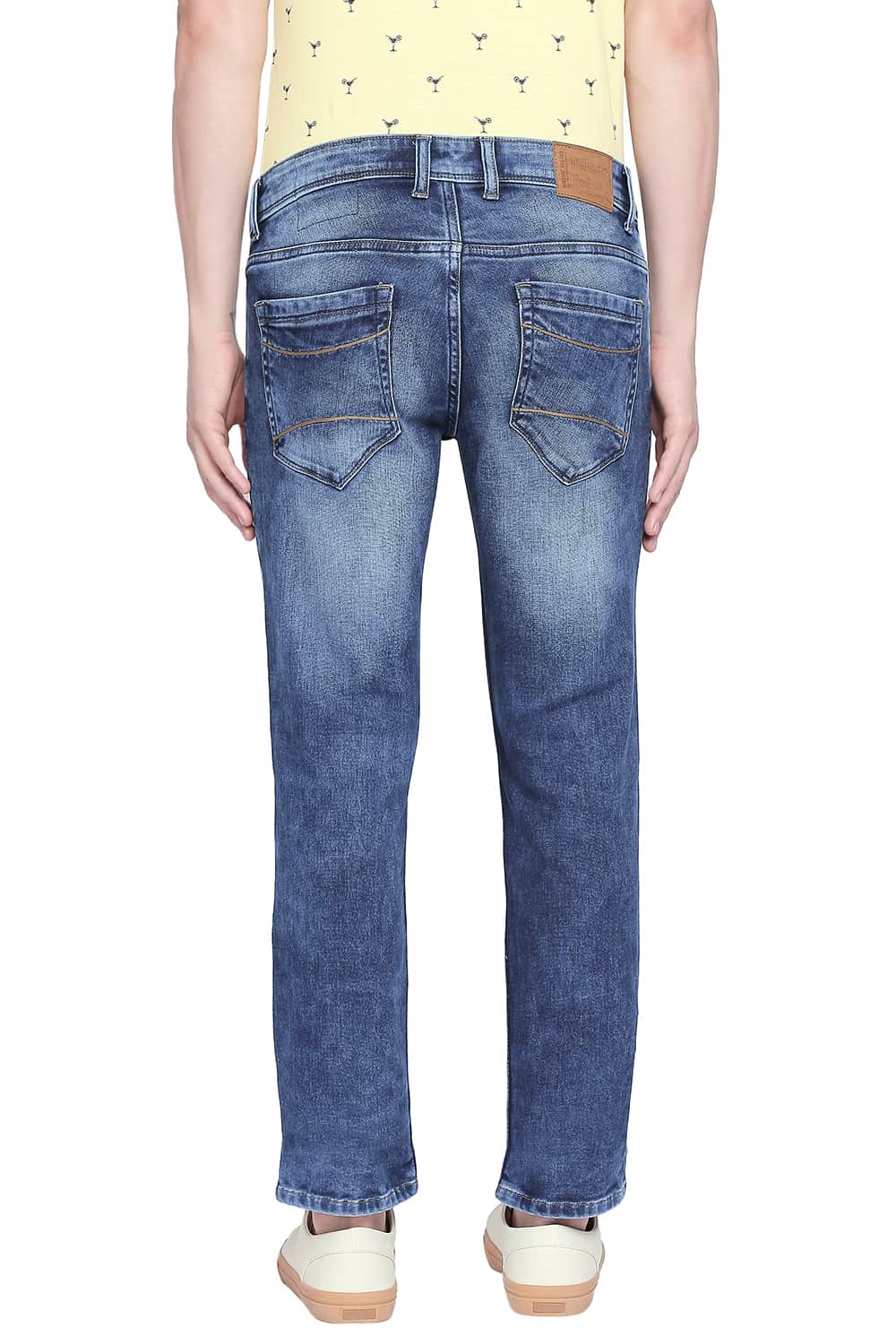 BASICS TORQUE FIT ENSIGN BLUE STRETCH JEANS