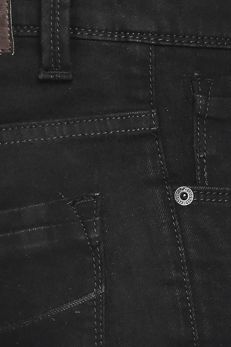 BASICS TORQUE FIT PIRATE BLACK STRETCH JEANS