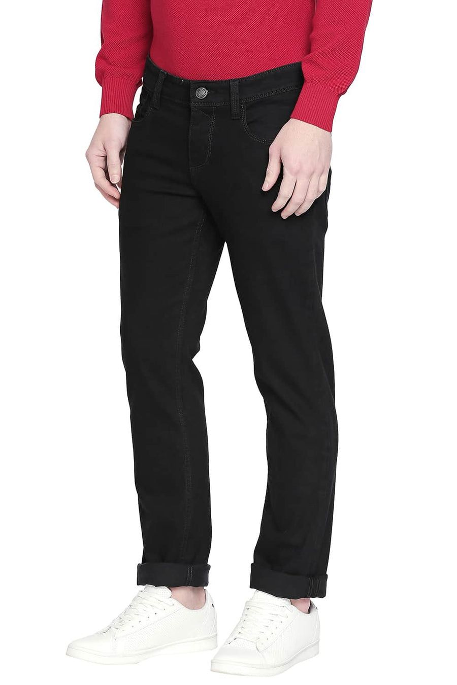 BASICS TORQUE FIT PIRATE BLACK STRETCH JEANS