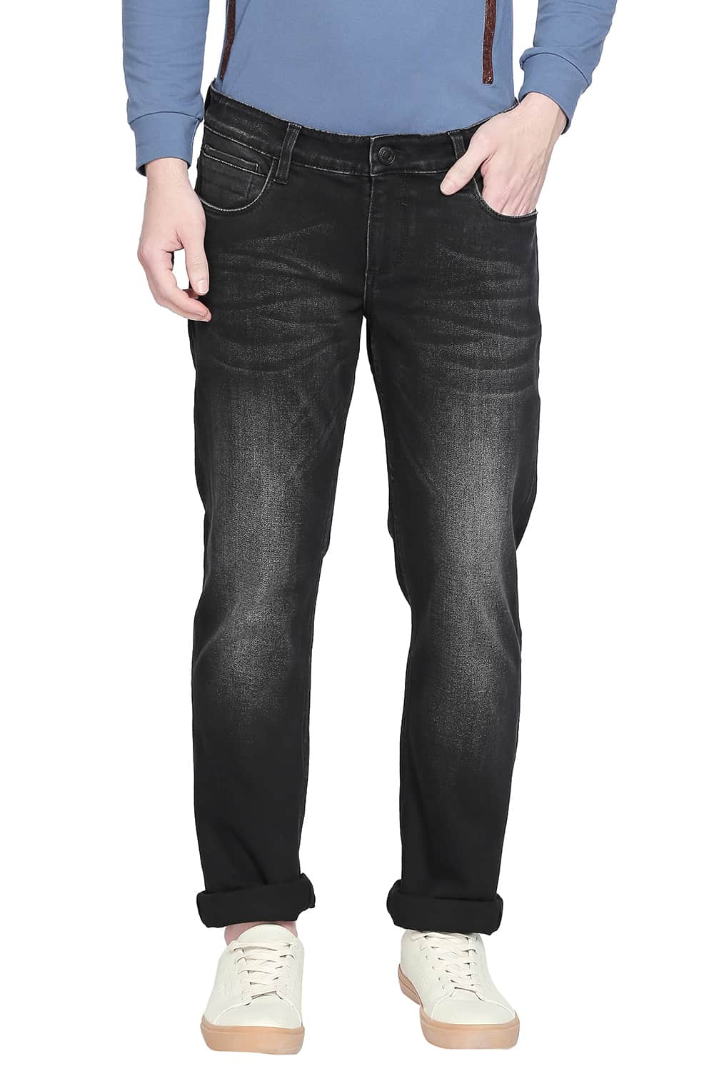 BASICS TORQUE FIT MOONLESS NIGHT STRETCH JEANS
