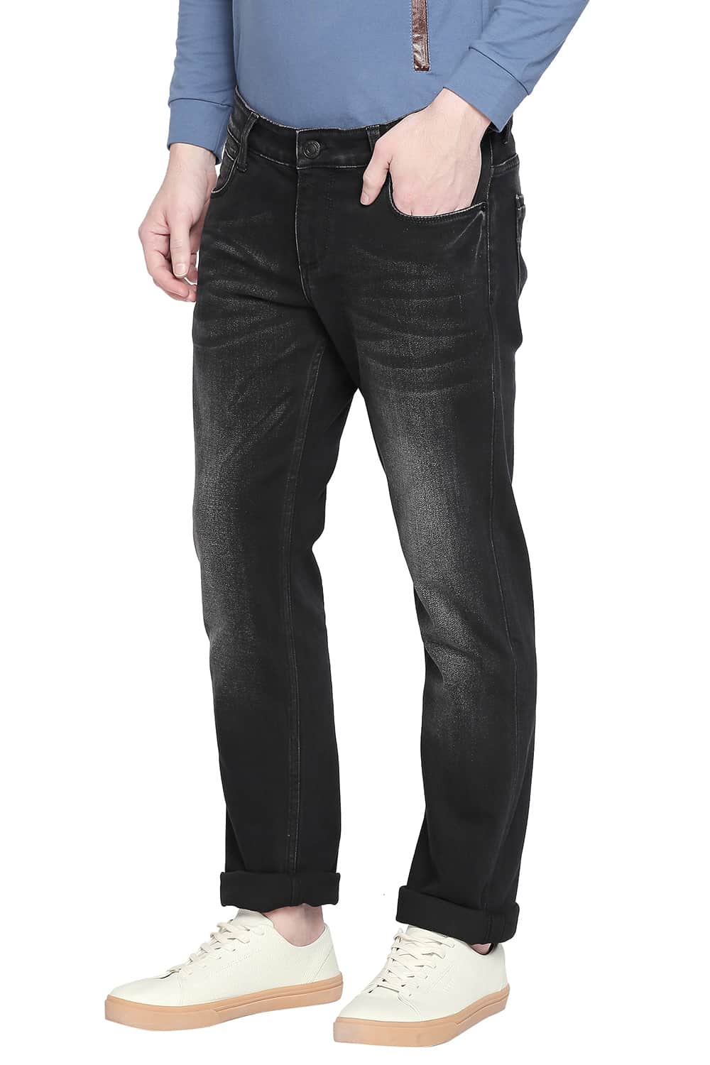 BASICS TORQUE FIT MOONLESS NIGHT STRETCH JEANS