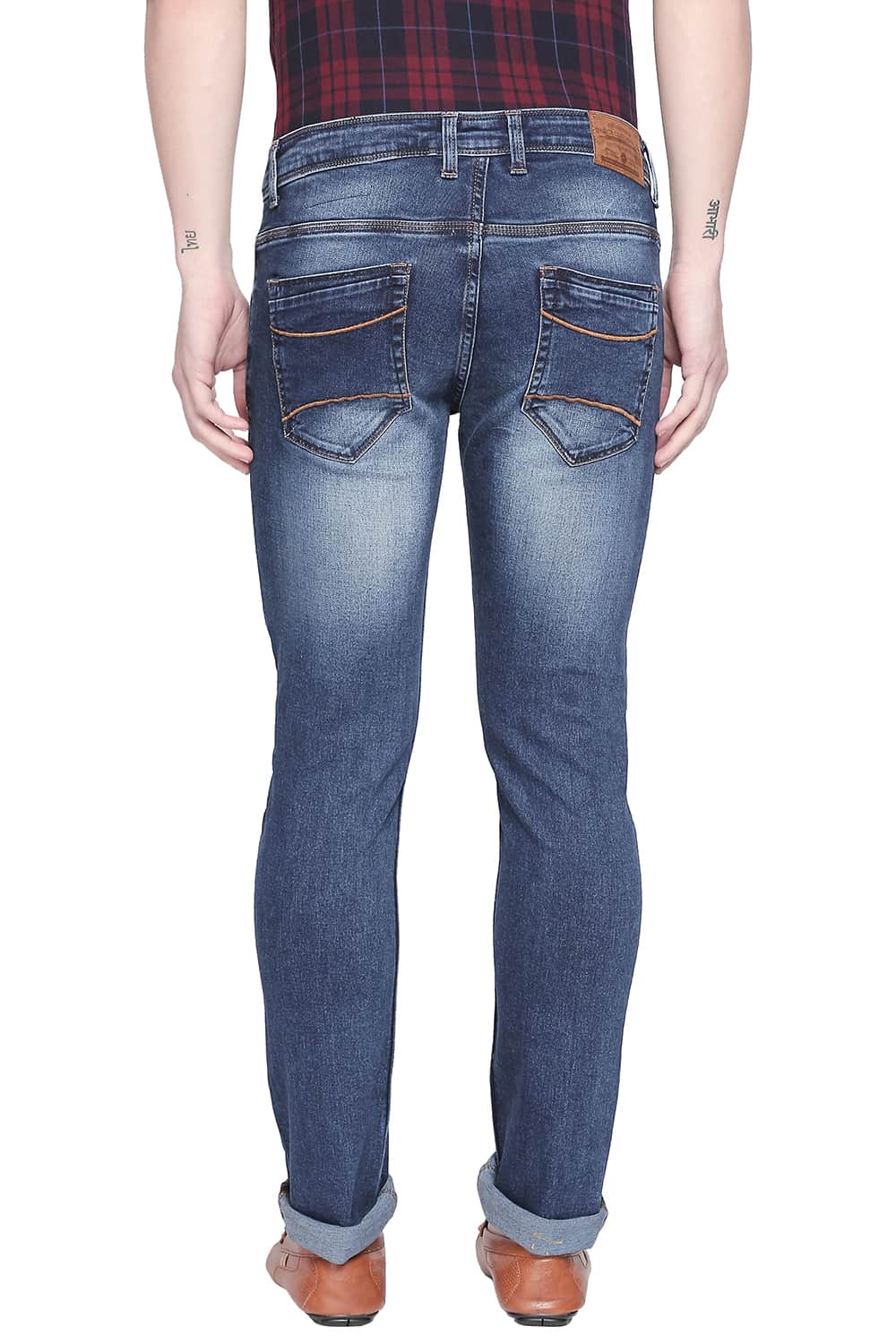 BASICS TORQUE FIT MOROCCAN BLUE STRETCH JEANS