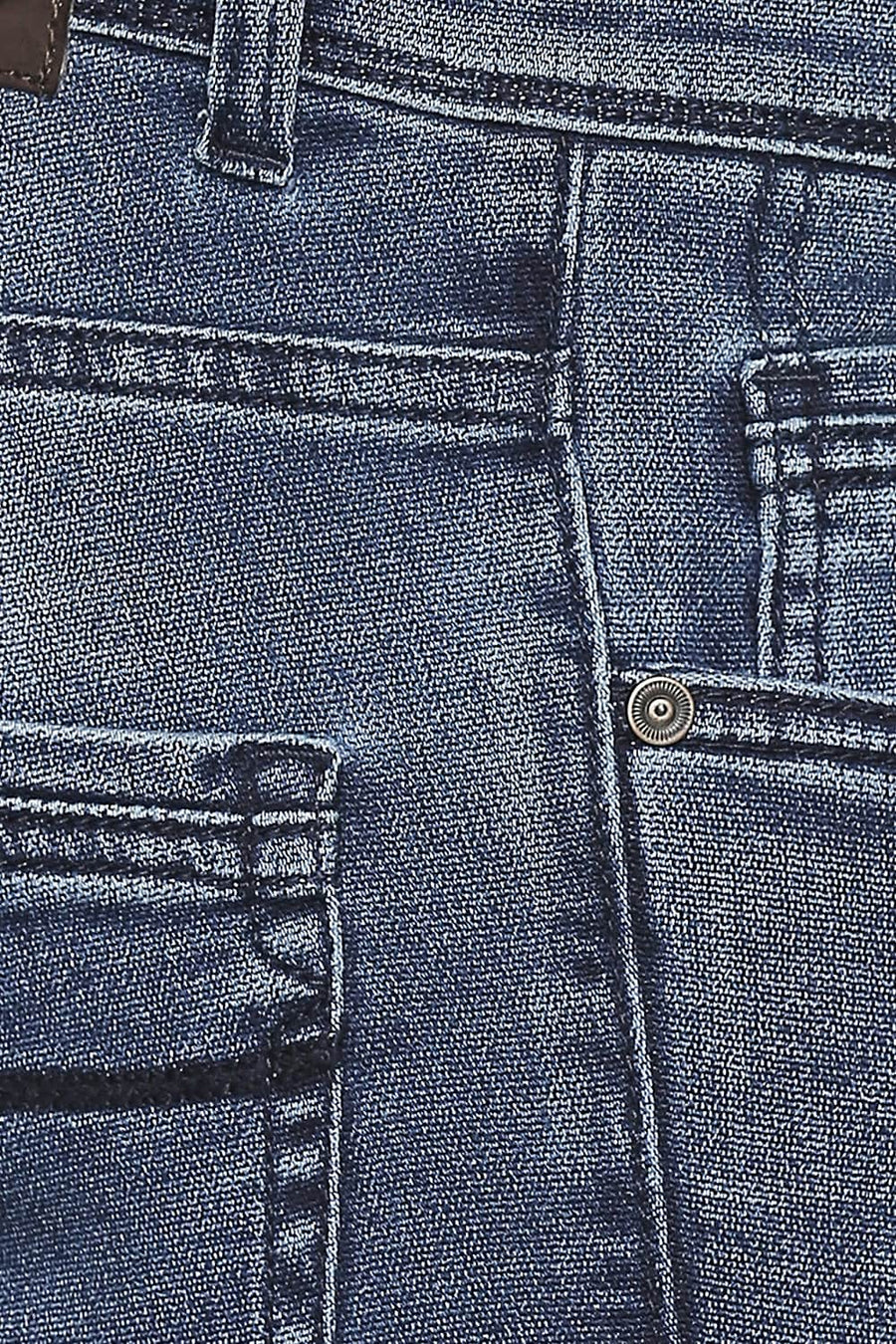 BASICS TORQUE FIT ENSIGN BLUE STRETCH JEANS
