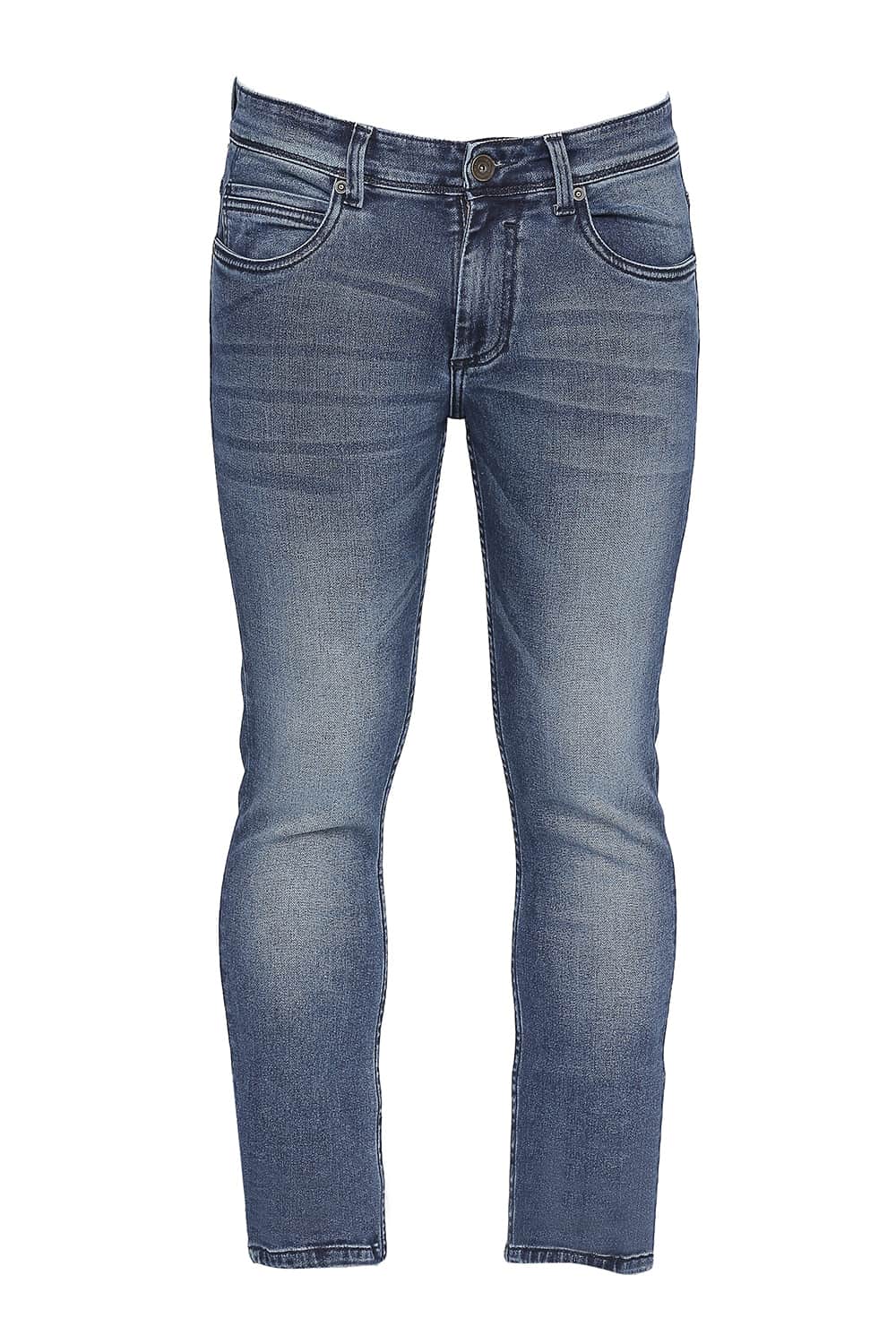 BASICS TORQUE FIT ENSIGN BLUE STRETCH JEANS