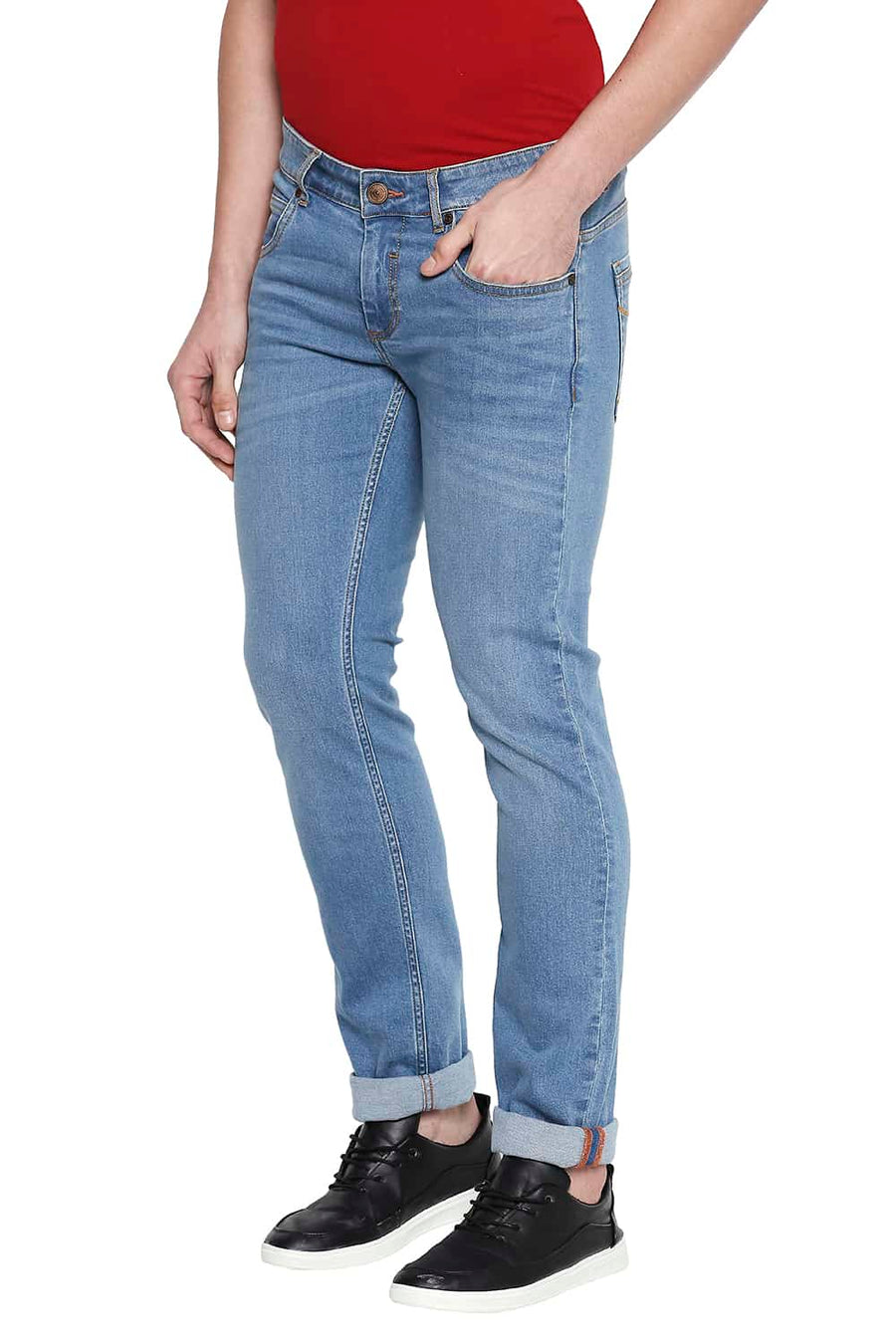 BASICS TORQUE FIT BLUE SHADOW STRETCH JEANS