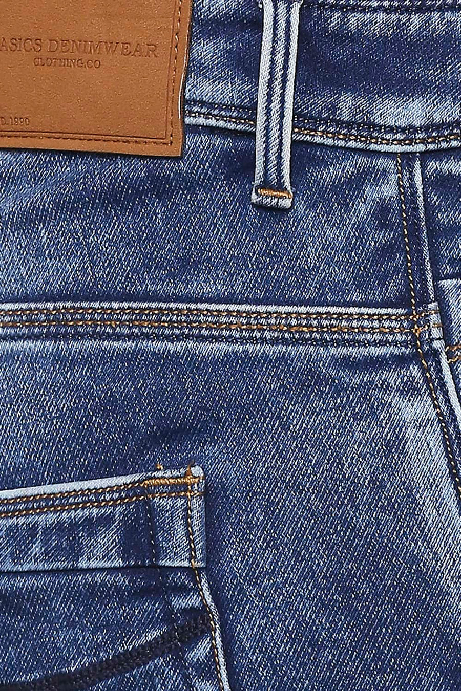 BASICS TORQUE FIT BLUE HORIZON STRETCH JEANS