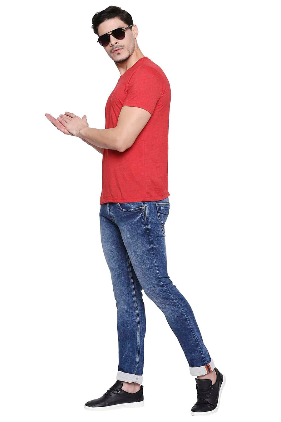 BASICS TORQUE FIT BLUE HORIZON STRETCH JEANS