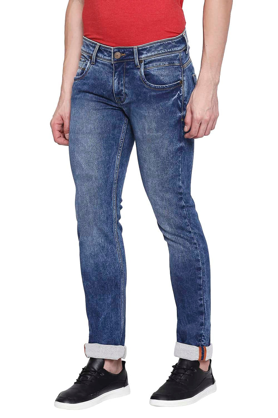 BASICS TORQUE FIT BLUE HORIZON STRETCH JEANS