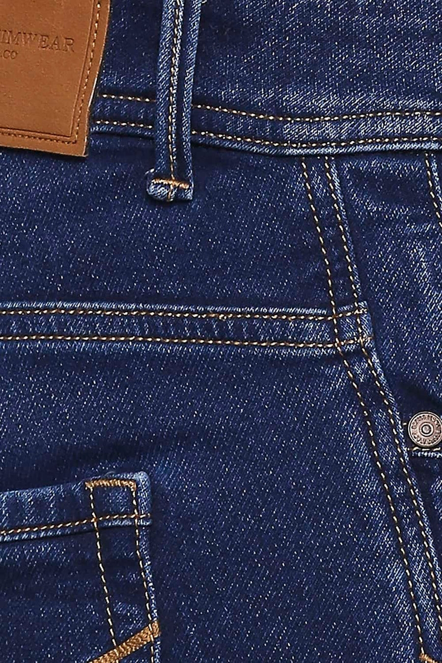 BASICS TORQUE FIT NAVY PEONY STRETCH JEANS