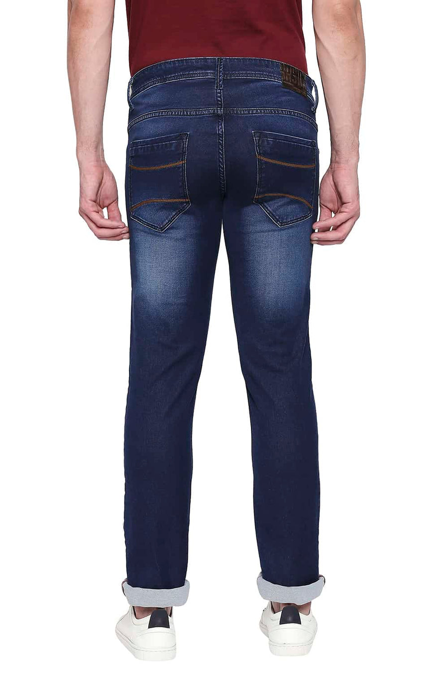 BASICS TORQUE FIT ESTATE BLUE STRETCH JEANS