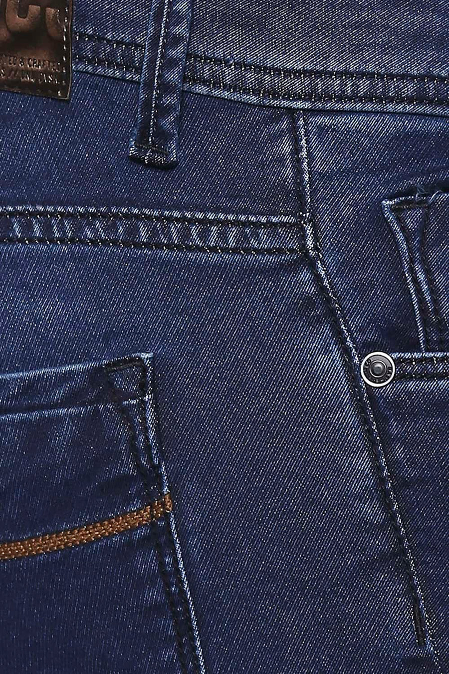 BASICS TORQUE FIT ESTATE BLUE STRETCH JEANS